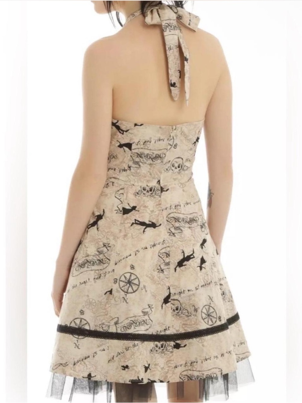 Disney Peter Pan Halter Dress with Black Accents - Picture 2 of 8